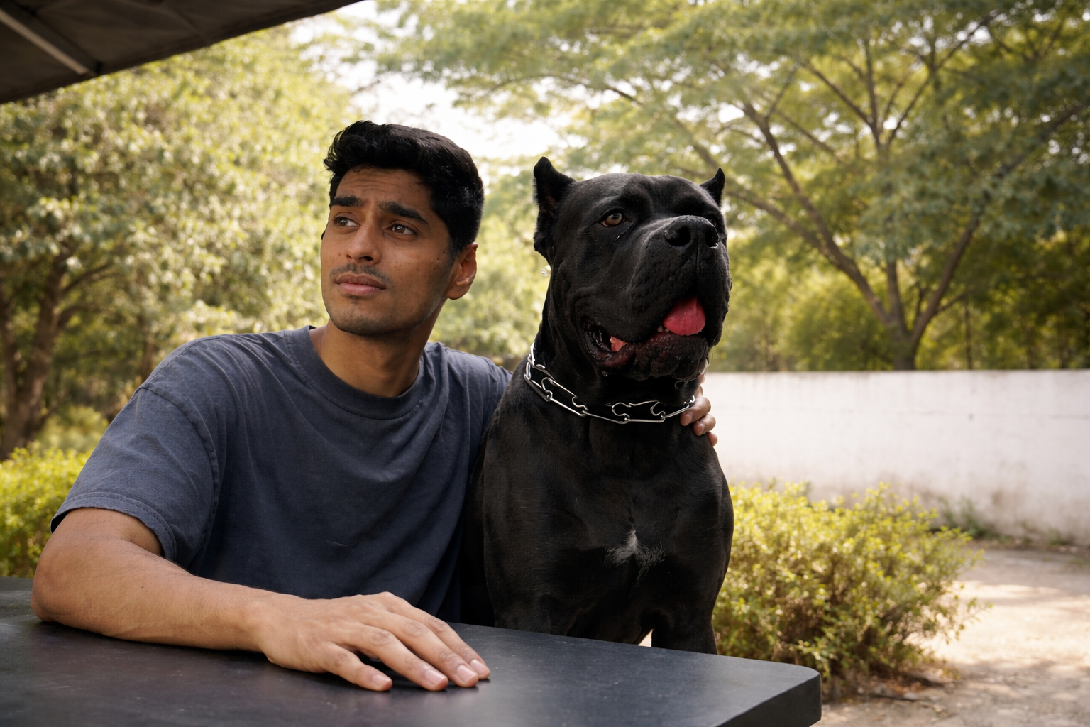 Eshwar Shashi canine training coordinator at Amrut Dog Guru Services